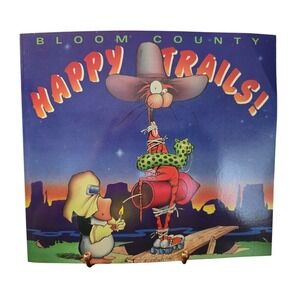 Bloom County Happy Trails Book By Burke Breathed Some damage as pictured
